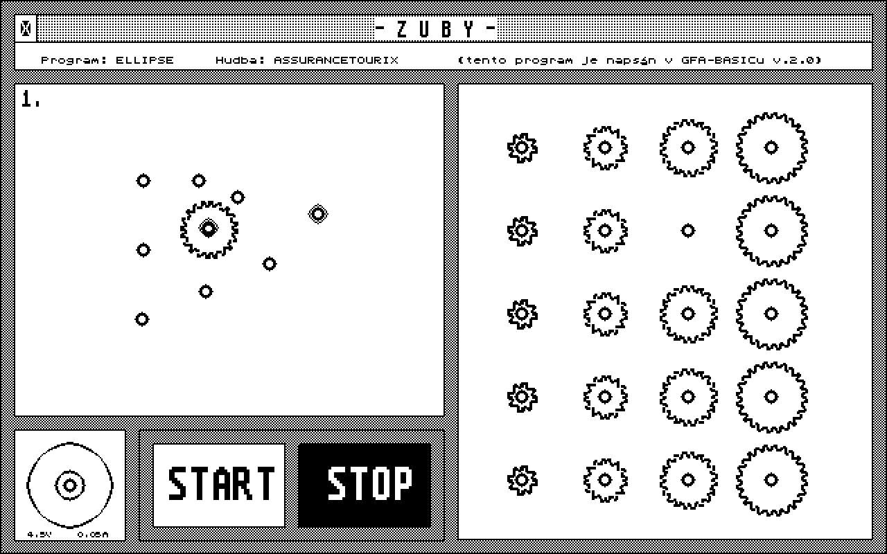 Zuby atari screenshot